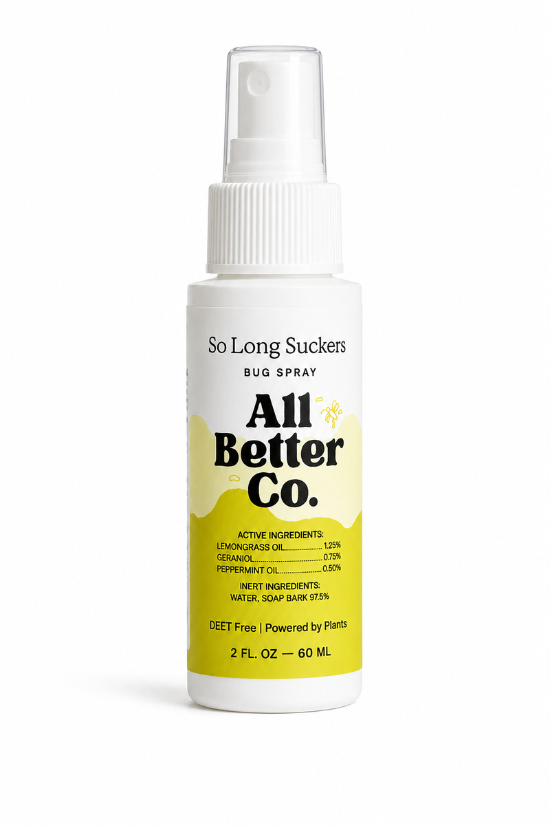 All Better Co. bug spray bottle on a white background